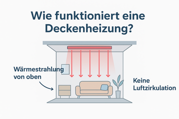 Deckenheizung Funktion